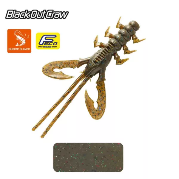 Tiemco Black Out Craw 10cm 164 Plastová nástraha 6ks