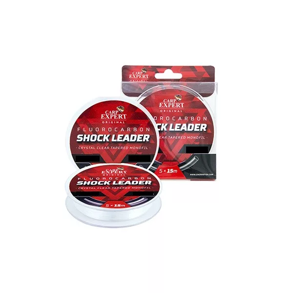 CARP EXPERT ŠOKOVÝ NÁVAZEC Z FLUOROCARBONU 0.25MM-0.55MM