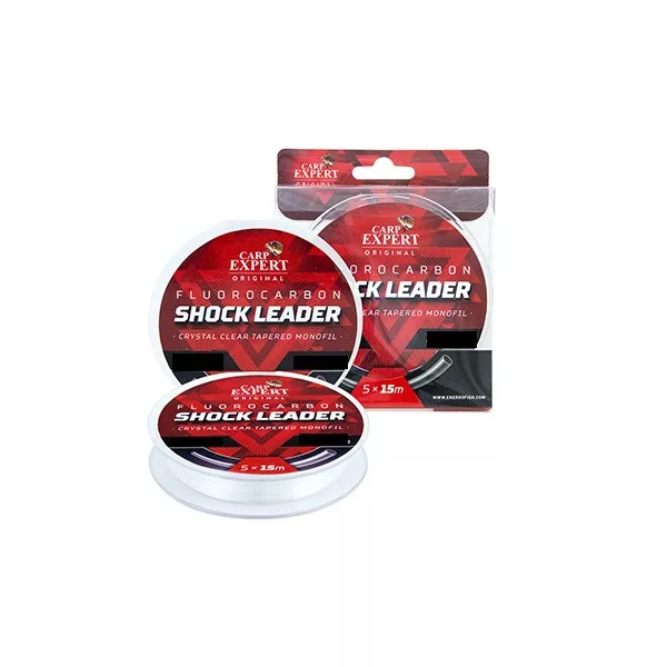 Carp Expert Šokový návazec z fluorocarbonu 0.30Mm-0.55Mm