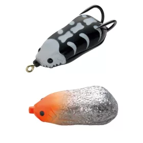   Tiemco Vajra Frog HSP-55 Hooking Special 5,5cm 16,5gr 17 Red Head/Silver Glitter imitace žáby