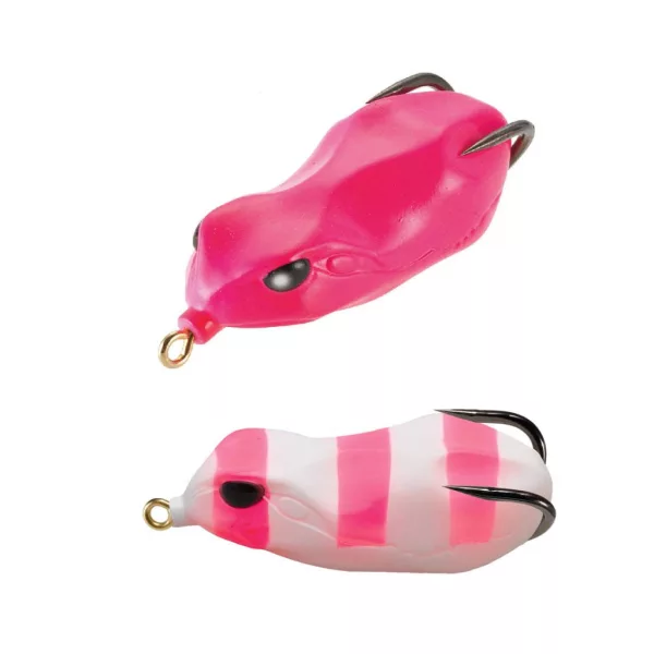 Tiemco Vajra Frog FRG-60 6cm 30 Striped Pink Imitace žáby