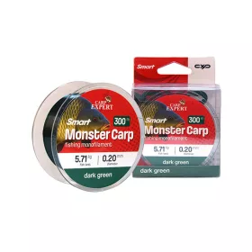   Carp Expert Smart Monster Carp Tmavě zelený 0,35mm Monofil Hlavní vlasec 300m