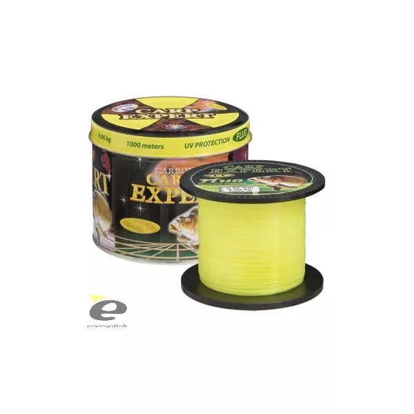 Vlasec Carp Expert UV Fluo 0,25Mm 1000M V kovové krabičce