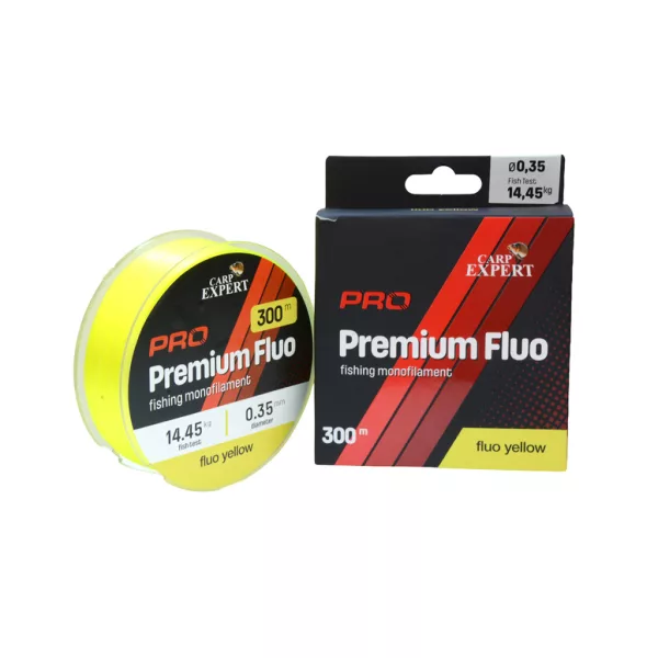 Carp Expert Pro Premium Fluo Žlutý 0,20mm Monofilní hlavní vlasec 300m