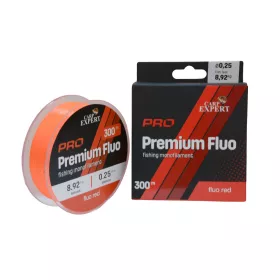   Carp Expert Pro Premium Fluo Červený 0,30mm Monofilní hlavní vlasec 300m