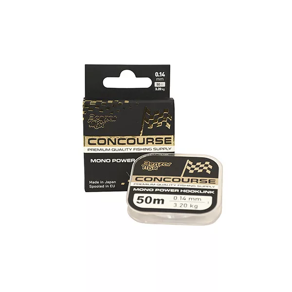 Benzar Concourse Mono Power 0,12mm 50m Monofilní návazcová šňůra
