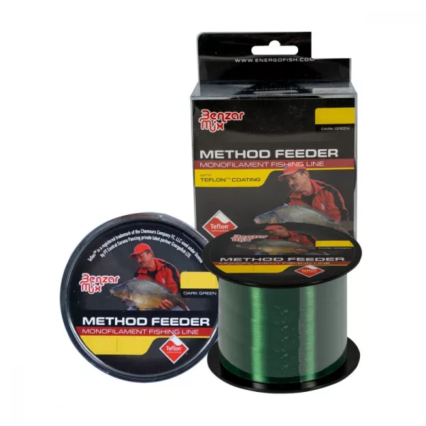 Vlasec Benzar Method Feeder Mono Dark Green 300M 0.25Mm