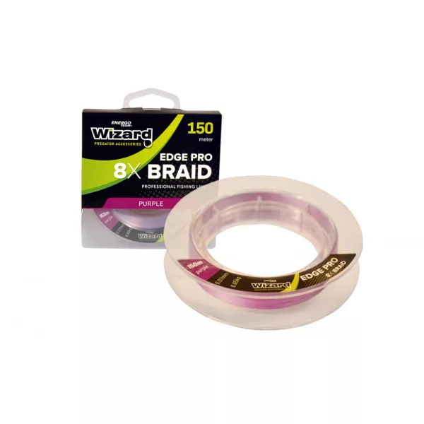 Wizard Edge Pro Violet 8X Braid 0,12mm 150m Pletená hlavní šňůra