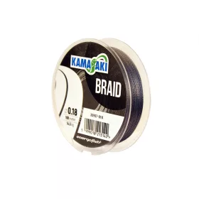 Kamasaki Braid Grey Pletená šňůra 0,20mm 15,5kg 100m