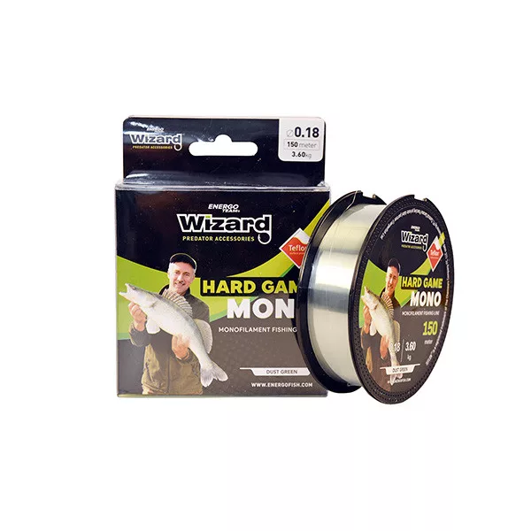 Wizard Hard Game Mono 0.25mm 150m Monofilní Přívlačová Hlavní Šňůra