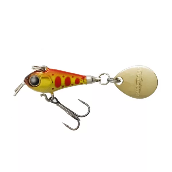 Tiemco Riot Blade S 2,0cm 5gr 101 Holo Červená Zlatá Yamame Spinnertail