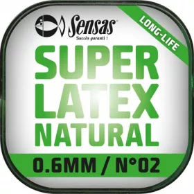   Sensas Super Latex Natural 1,2mm 6m Plná guma pro dělený prut