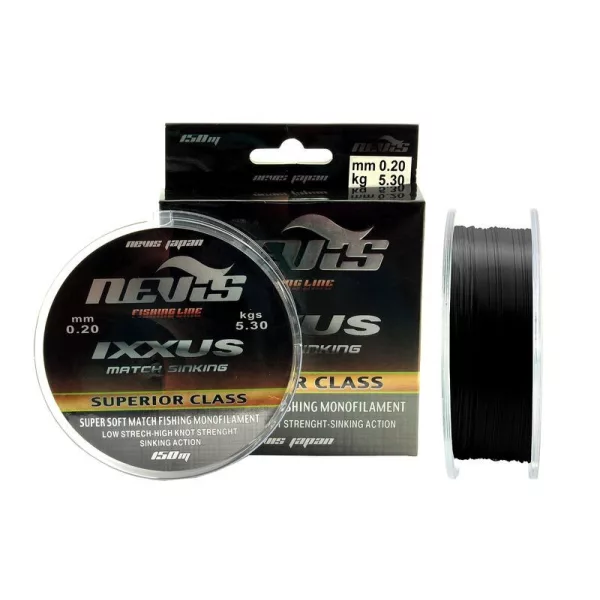 NEVIS Ixxus Match 150m/0.19mm Monofilní vlasec