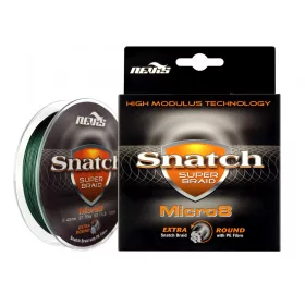   Nevis Snatch Micro 8 100m 0.18mm Pletená hlavní šňůra-Zelená