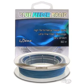   Team Feeder By Döme Blue Feeder Braid 150m 0,06mm Pletená šňůra