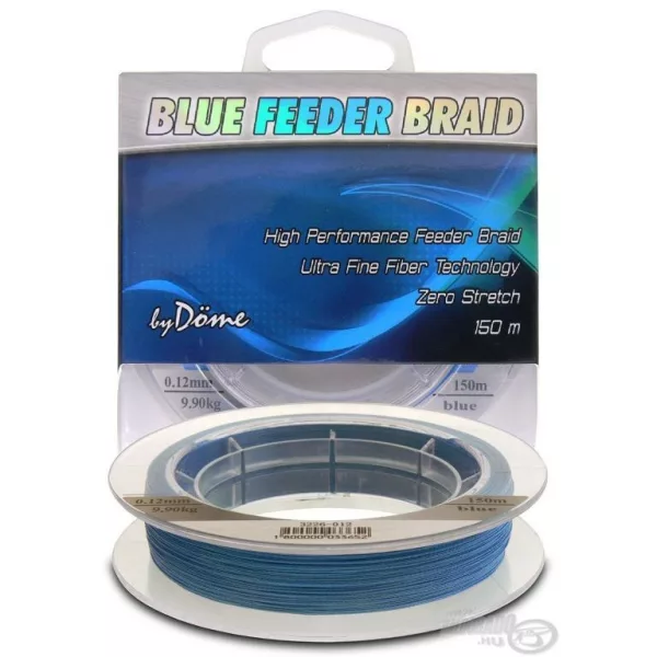 Team Feeder By Döme Blue Feeder Braid 150m 0,06mm Pletená šňůra