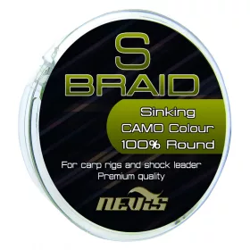   Nevis S Braid 15m 0.08mm Pletená návazcová šňůra-Zelená