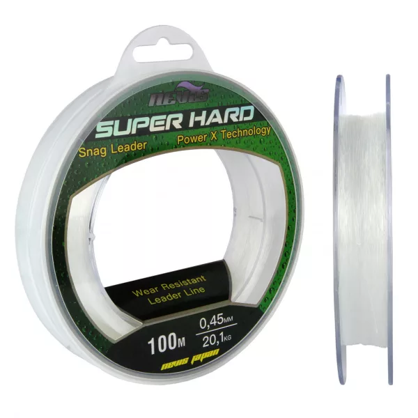Nevis Super Hard Snag Leader 100m 0.40mm Šňůra na návazce-Průhledná