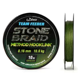   Haldorádó By Döme TF Stone Braid 10m 0,18mm Pletená návazcová šňůra-Zelená