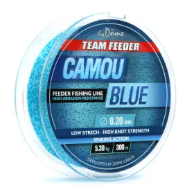   Haldorádó By Döme TF Camou Modrá 300m 0.25mm Monofilní hlavní vlasec-Camou modrá