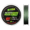 Stég Stég Method Feeder návazcová šňůra 0.16mm 25m Pletená návazcová šňůra-Tmavě zelená