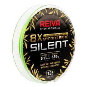   Reiva Reiva Silent 135m 0,15mm Pletená hlavní šňůra-Fluo zelená