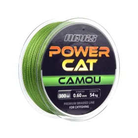 Nevis Powercat Camou 0,40mm Pletená hlavní šňůra 300m