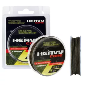   Carp Academy Heavy Core 10m 0.62mm 35lb Camo Pletená návazcová šňůra-Bahenní