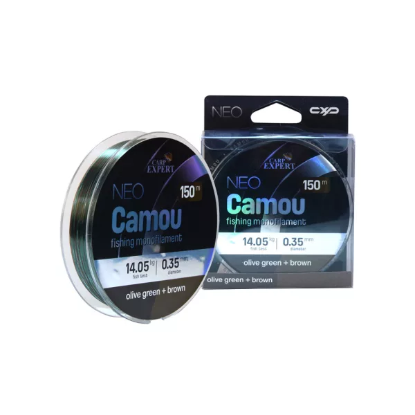 Carp Expert Neo Camou 0,35mm Monofilní hlavní vlasec 150m