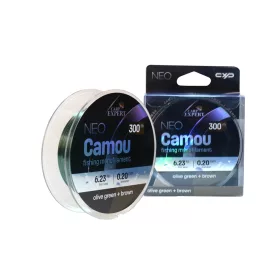 Carp Expert Neo Camou 0,35mm Monofilní kmenový vlasec 300m