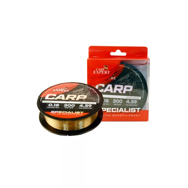 Carp Expert Specializovaný kaprový 300m 0.18mm Monofilní kmenový vlasec