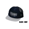 Decoy DA-17 Flat Mesh Cap Black Grey Baseball Čepice 1ks