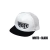 Decoy DA-17 Flat Mesh Cap White Black Baseball Čepice 1ks