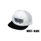Decoy DA-17 Flat Mesh Cap White Black Baseball Čepice 1ks