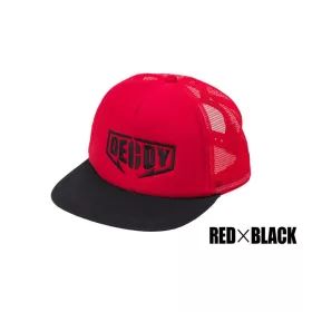 Decoy DA-17 Flat Mesh Cap Red Black Baseballová čepice 1ks