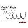 Decoy JS-5 Castin Single #8/0 Jednoháček s očkem a protihrotem pro dravce 2ks