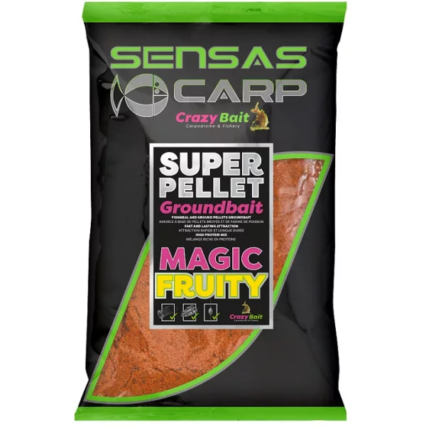 Sensas Super Pellet Magic Fruity Krmivo 1kg