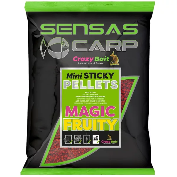 Sensas Pellet Mini Sticky Magic Fruity Krmné pelety 700gr
