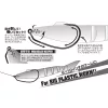 Decoy Worm 30M Makisagu Magnum 8/0 Offset Háček 3ks