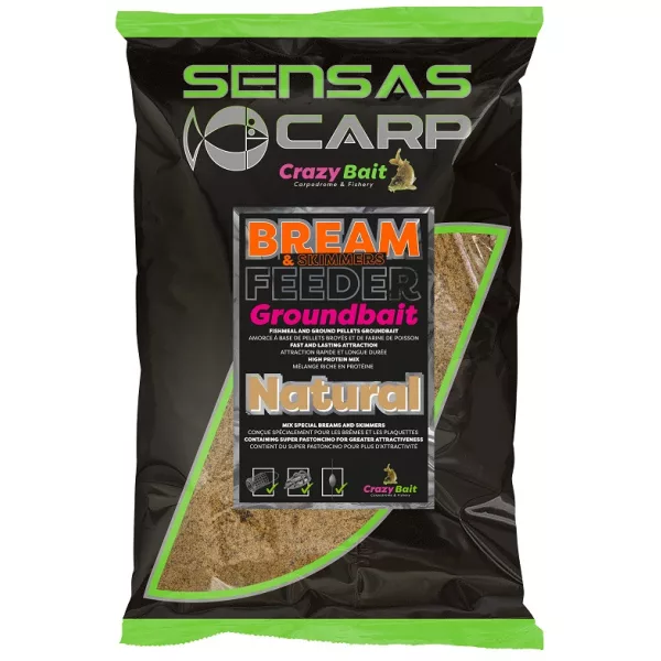 Sensas UK Bream Feeder Natural Krmivo 2kg