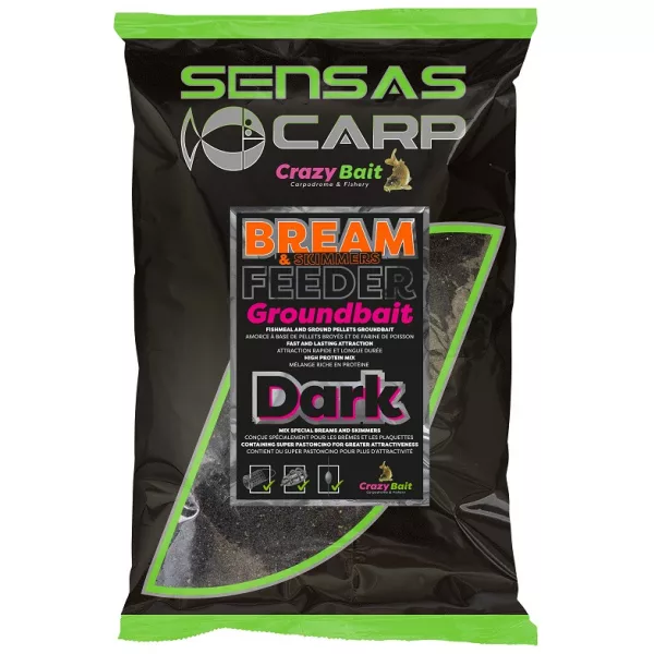 Sensas UK Bream Feeder Dark Krmivo 2kg