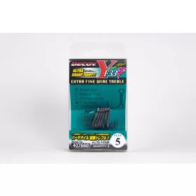   Decoy Y-F33F Extra Fine Wire #7 Očkový Trojháček s protihrotem 8ks