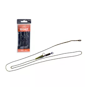   Carp Expert Smart 75cm Předvázaný dlouhodosový Leadcore návazec s kroužkovým obratlíkem 3ks