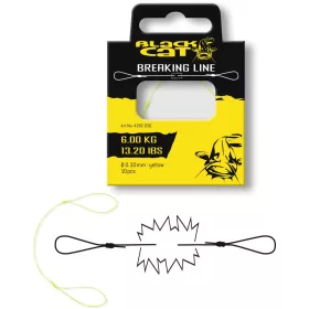   Black Cat Trhací šňůra Žlutá 7,10Kg,15,70Lbs O0,35Mm 10 kusů