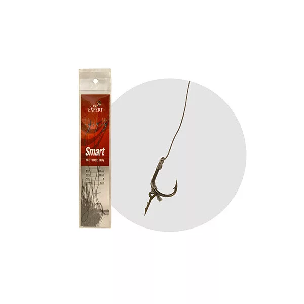 Carp Expert Method Feeder Návazec s návnadovým trnem 6 3ks