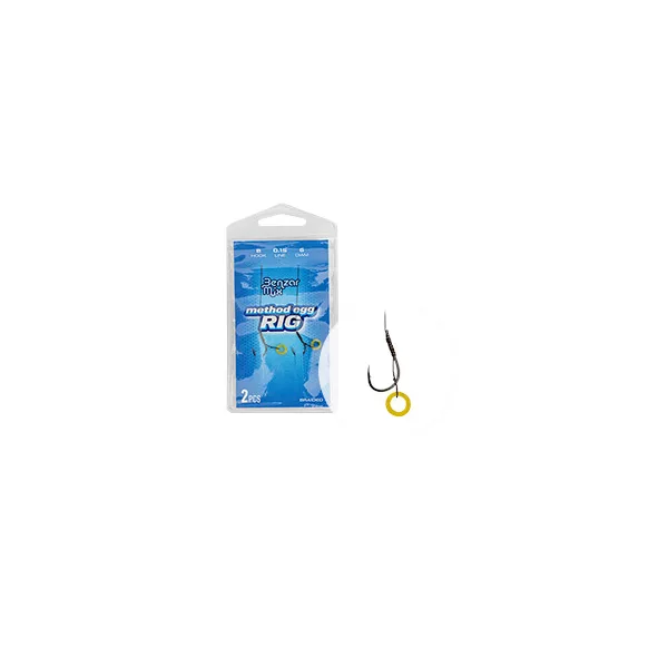 Benzar Mix BENZÁR BRAIDED METHOD EGG RIG 8 Předvázaný háček