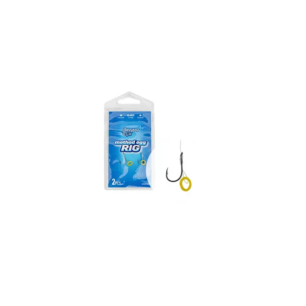 Benzár Method Mono Egg Rig 8 Předvázaný Háček