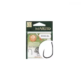   Maruto Háček 8346Bl T.D.E.10° Barbless Hc Forged Black Nickel 6