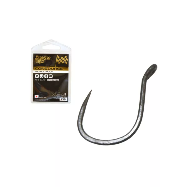 Benzár Mix Concourse Pro Carp 8 Očkový, Háček na kapry bez protihrotu 8ks