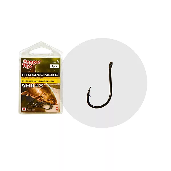 Benzár Mix Fito Specimen-C 1 Ouškový, vousatý kaprový háček 5ks